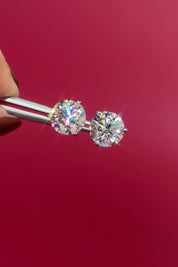 4.02ct Core Round Lab Diamond Martini Studs