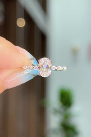 1.07ct D-VVS1 Oval Lab Diamond Rei