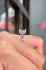 2.64ct D-VS1 Emerald Lab Diamond Leah