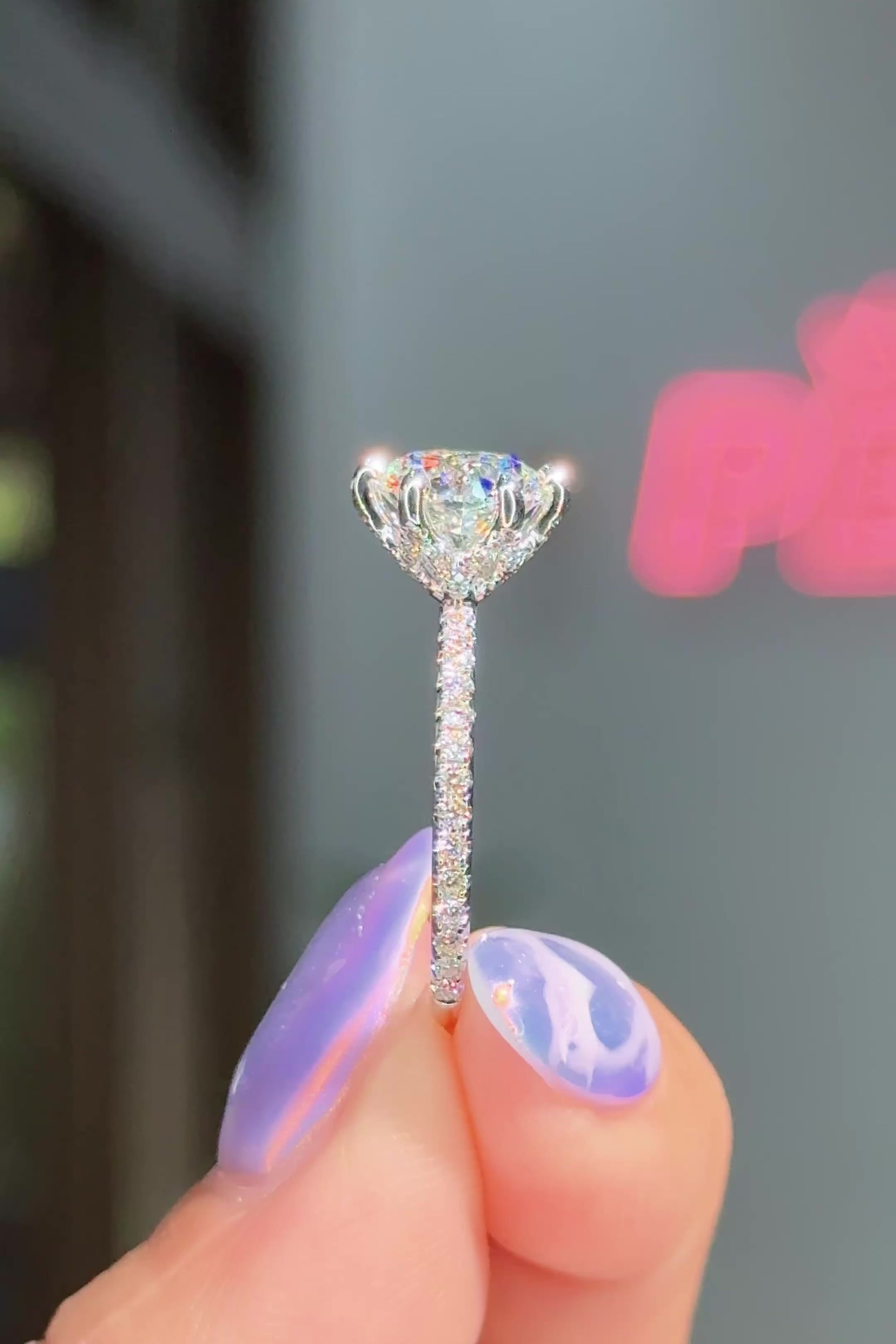 2.01ct D-VS1 Round Lab Diamond Samantha