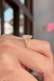 1.71ct D-VS1 Pear Diamond Petite Gracie