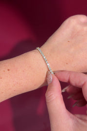 7ct Tennis Bracelet Yellow Gold