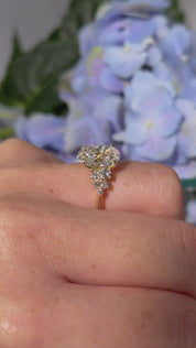 3.04ct F-VS1 Oval Lab Diamond Nova Cathedral