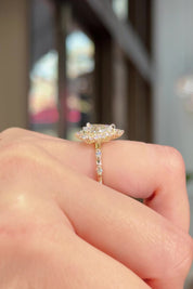 1.00ct D-VS1 Pear Lab Diamond Kaia