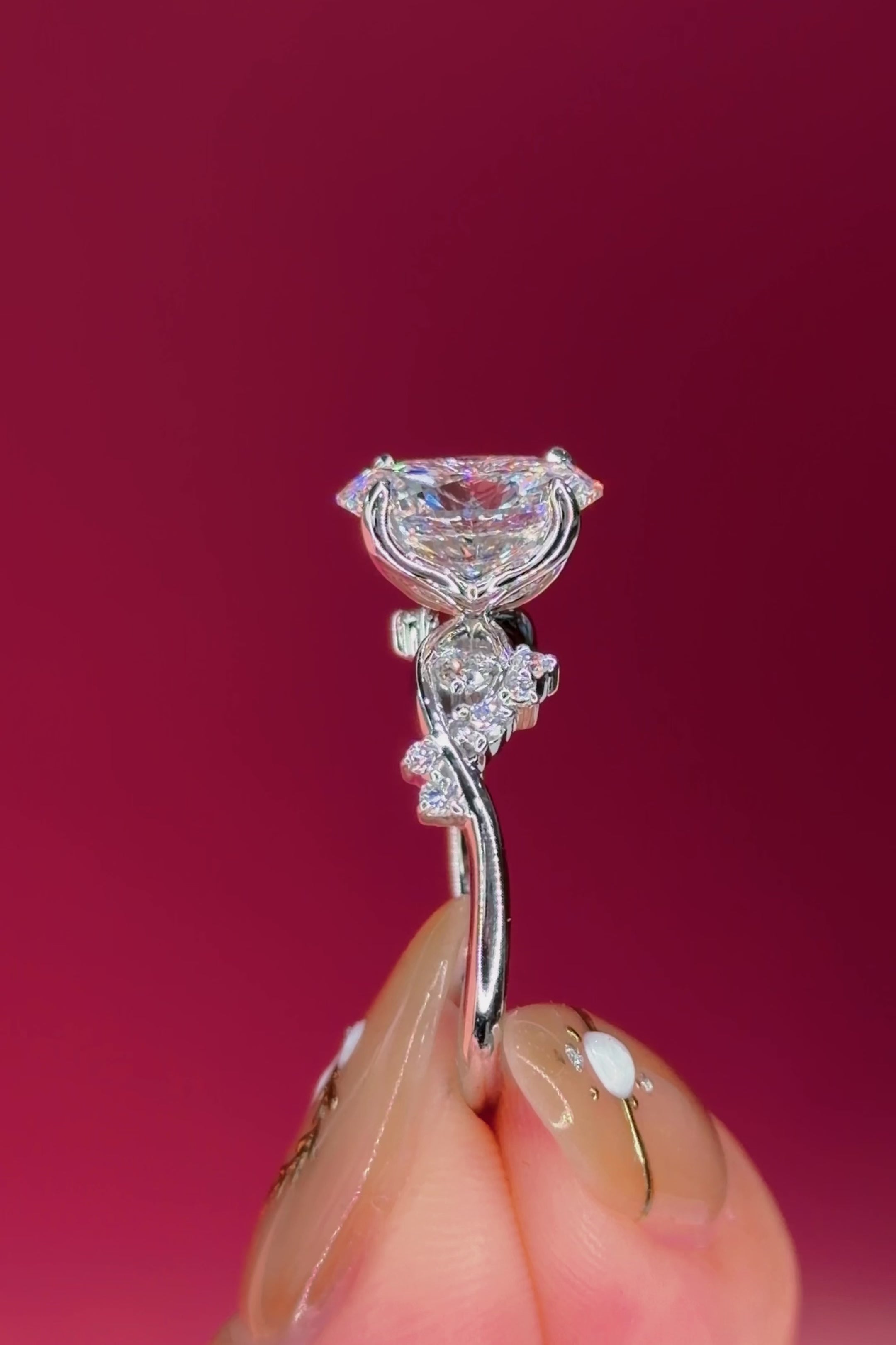 2.09ct D-VS1 Oval Lab Diamond Ariel