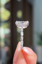 3.05ct D-VS1 Radiant Lab Diamond Rei