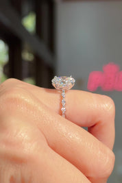 3.06ct E-VS1 Oval Lab Diamond Rei