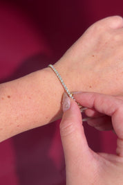 4ct Tennis Bracelet Yellow Gold