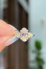 2.18ct D-IF Moval Lab Diamond Nova
