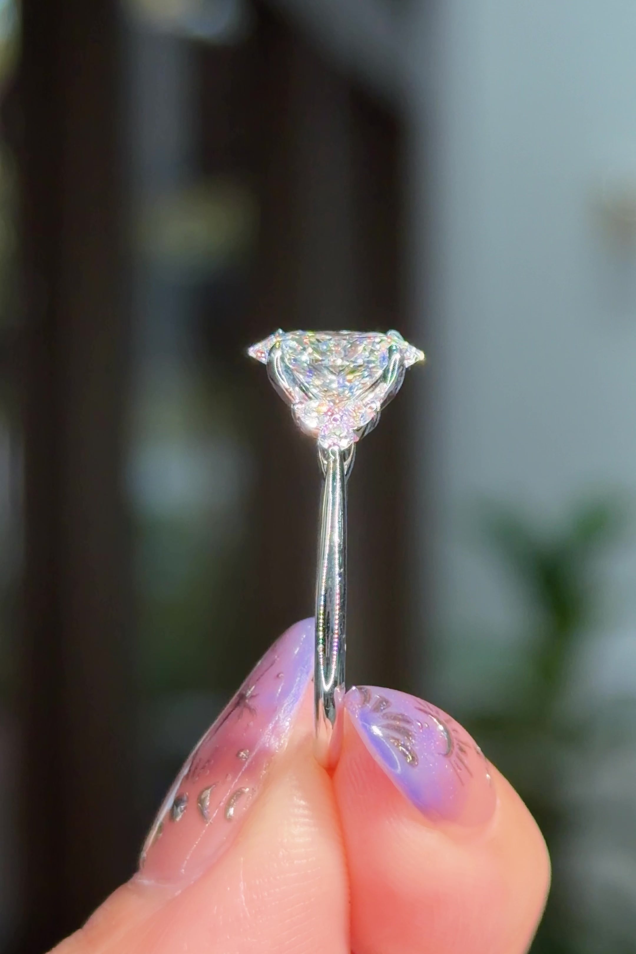 1.70ct D-VVS2 Oval Lab Diamond Lindsey
