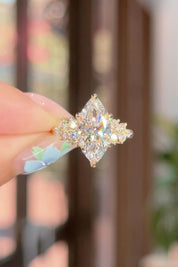 3.07ct D-VS1 Marquise Lab Diamond Supernova