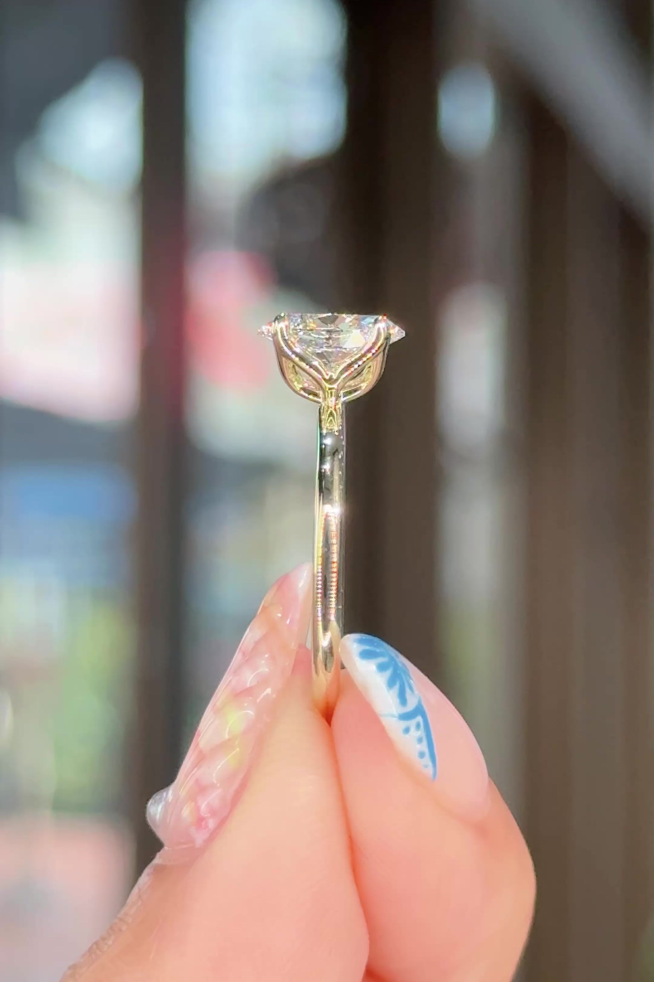 1.25ct D-VS1 Oval Lab Diamond Caraline