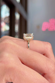4.16ct E-VVS2 Emerald Lab Diamond Kayla
