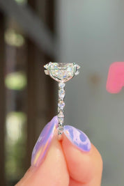 3.06ct E-VS1 Oval Lab Diamond Rei