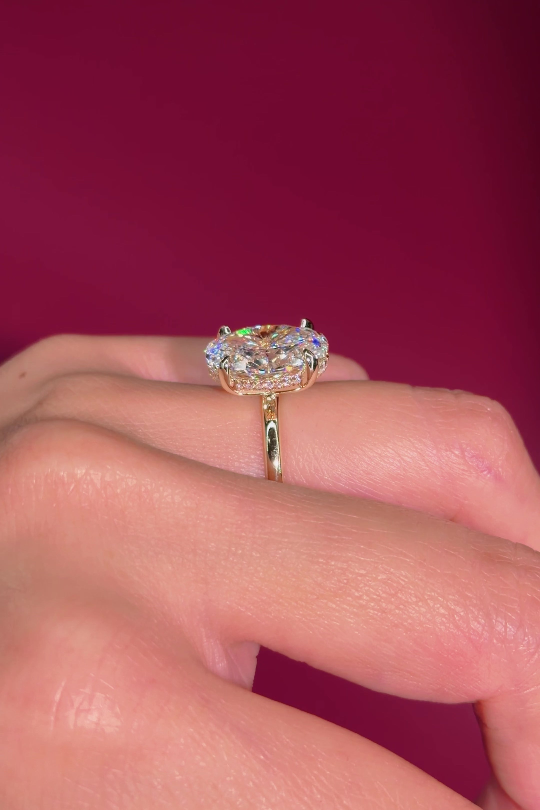 5.01ct D-VS1 Oval Lab Diamond Kayla