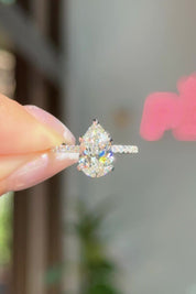 2.09ct F-VVS2 Pear Lab Diamond Kayla