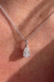 2.01ct E-VVS2 Brandi Pear Necklace