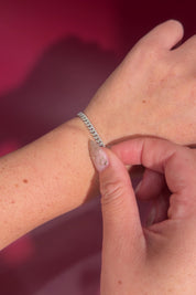 Mini Cuban Pavé Bracelet
