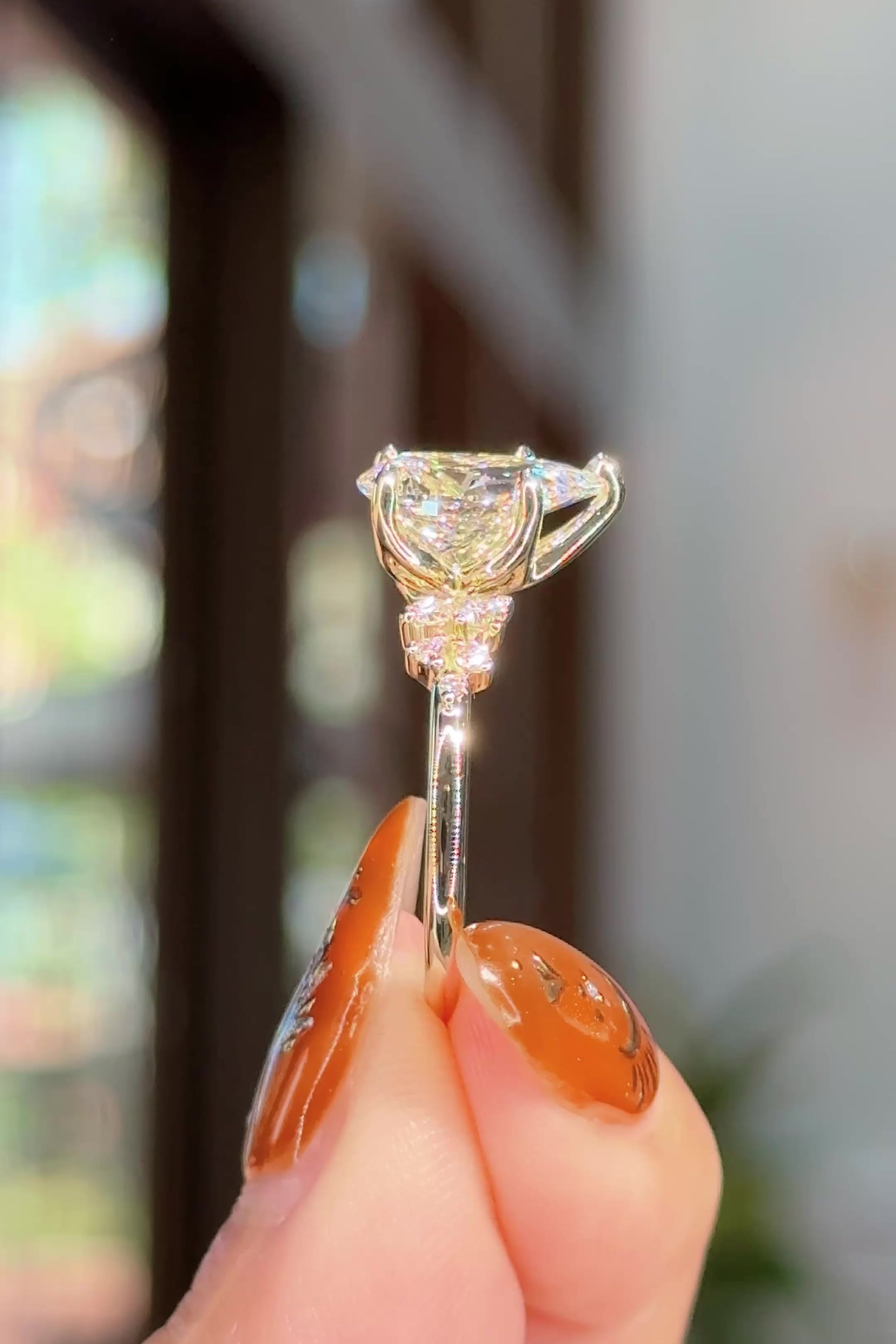 2.07ct D-VS1 Pear Lab Diamond Nova