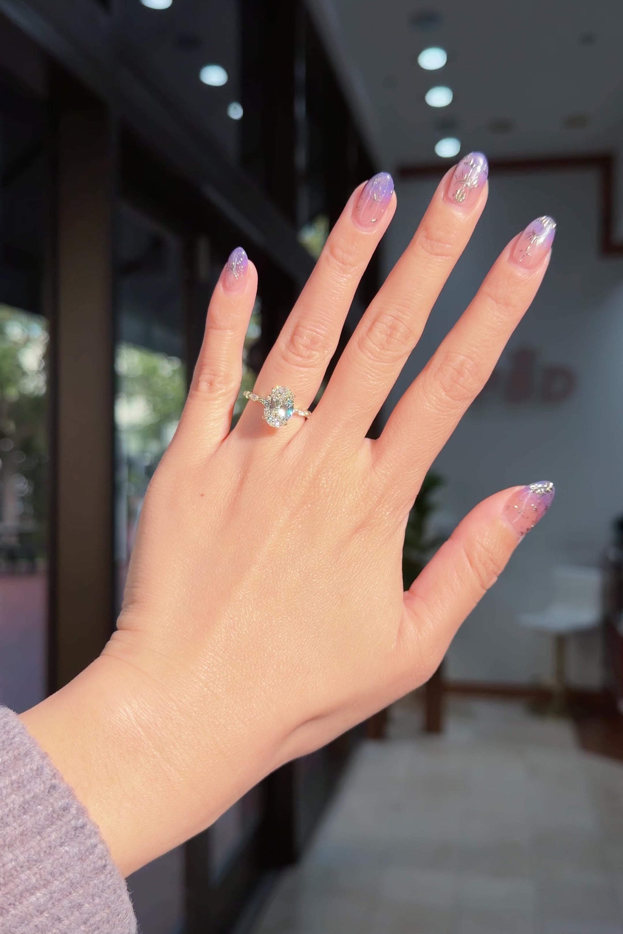 3.01ct D-VS1 Oval Lab Diamond Rei