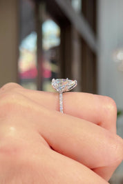 2.51ct D-VS1 Pear Lab Diamond Samantha