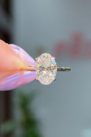 2.56ct F-VS1 Oval Lab Diamond Hana