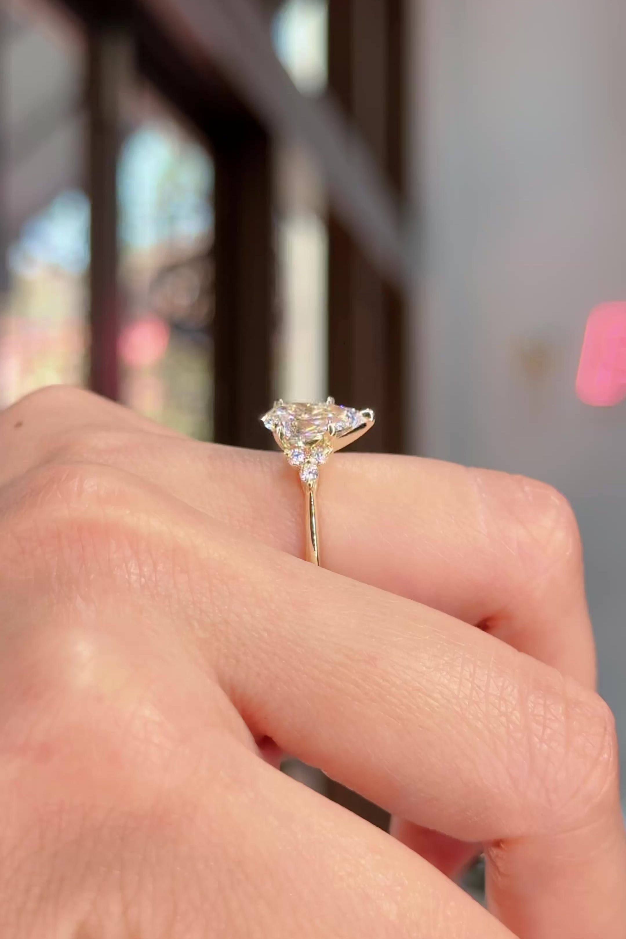 1.55ct D-VVS2 Pear Lab Diamond Lindsey