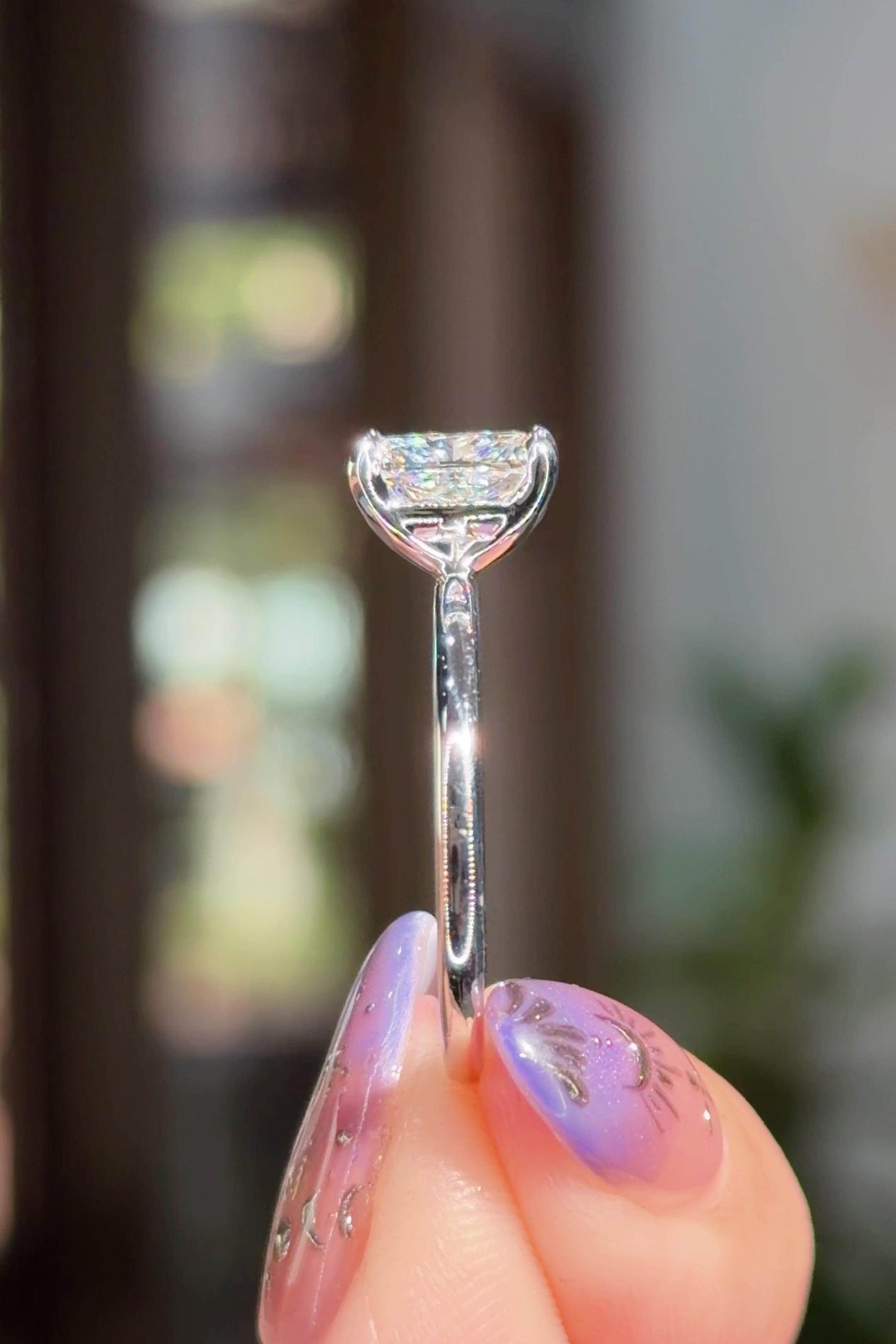 1.23ct E-VS1 Cushion Lab Diamond Leah