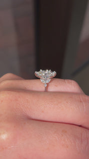 2.04ct E-VVS2 Marquise Lab Diamond Sarah