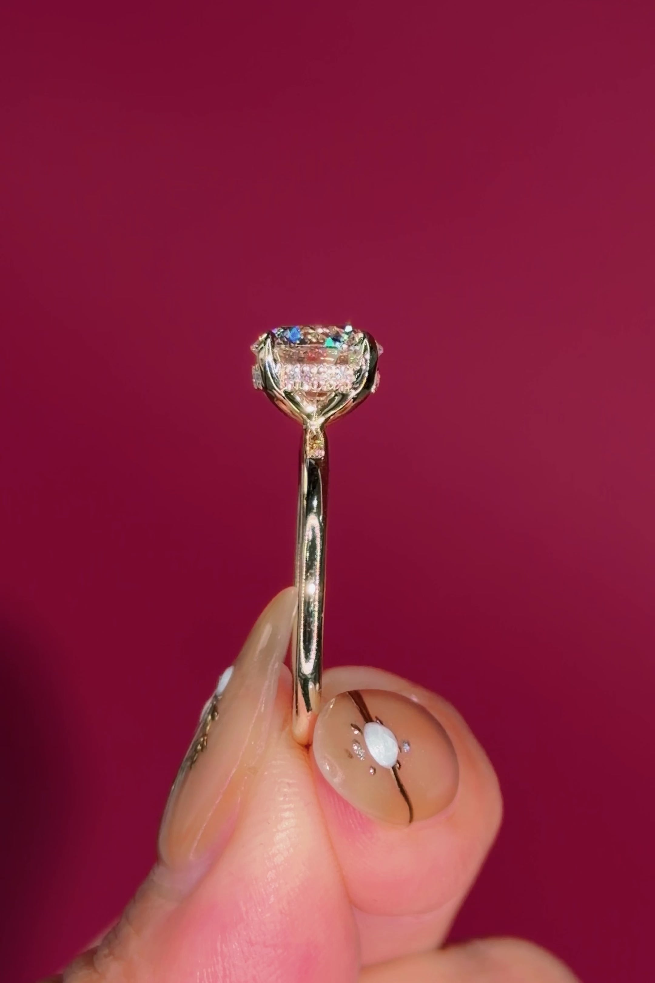 2.03ct E-VS1 Round Lab Diamond Kayla