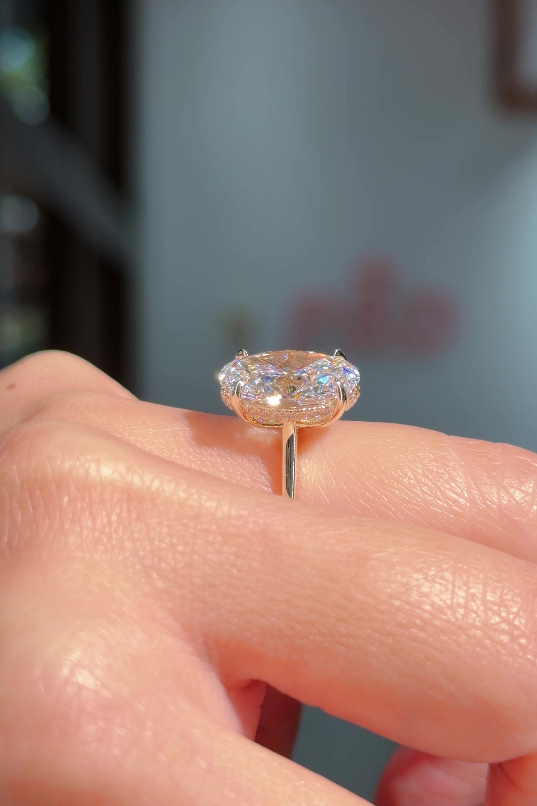 5.09ct D-VVS2 Oval Lab Diamond Alice