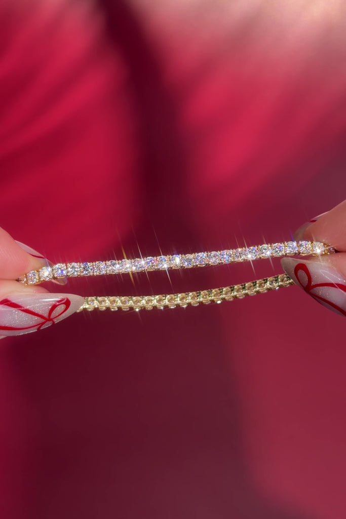 5.60ct Tennis Bracelet Yellow Gold