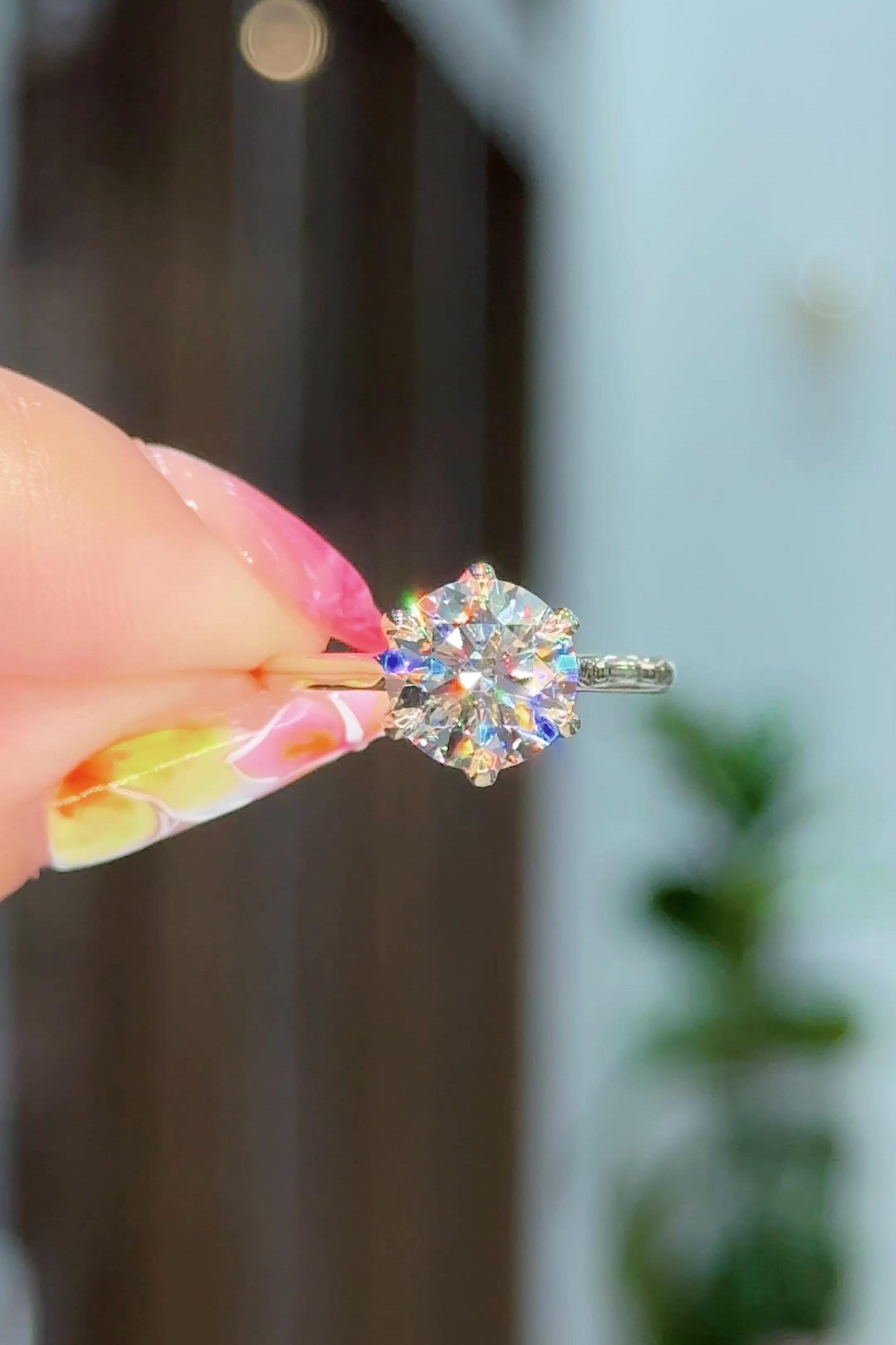 2.24ct D-VS1 Round Lab Diamond Victoria