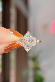 2.57ct D-VS1 Marquise Lab Diamond Sarah