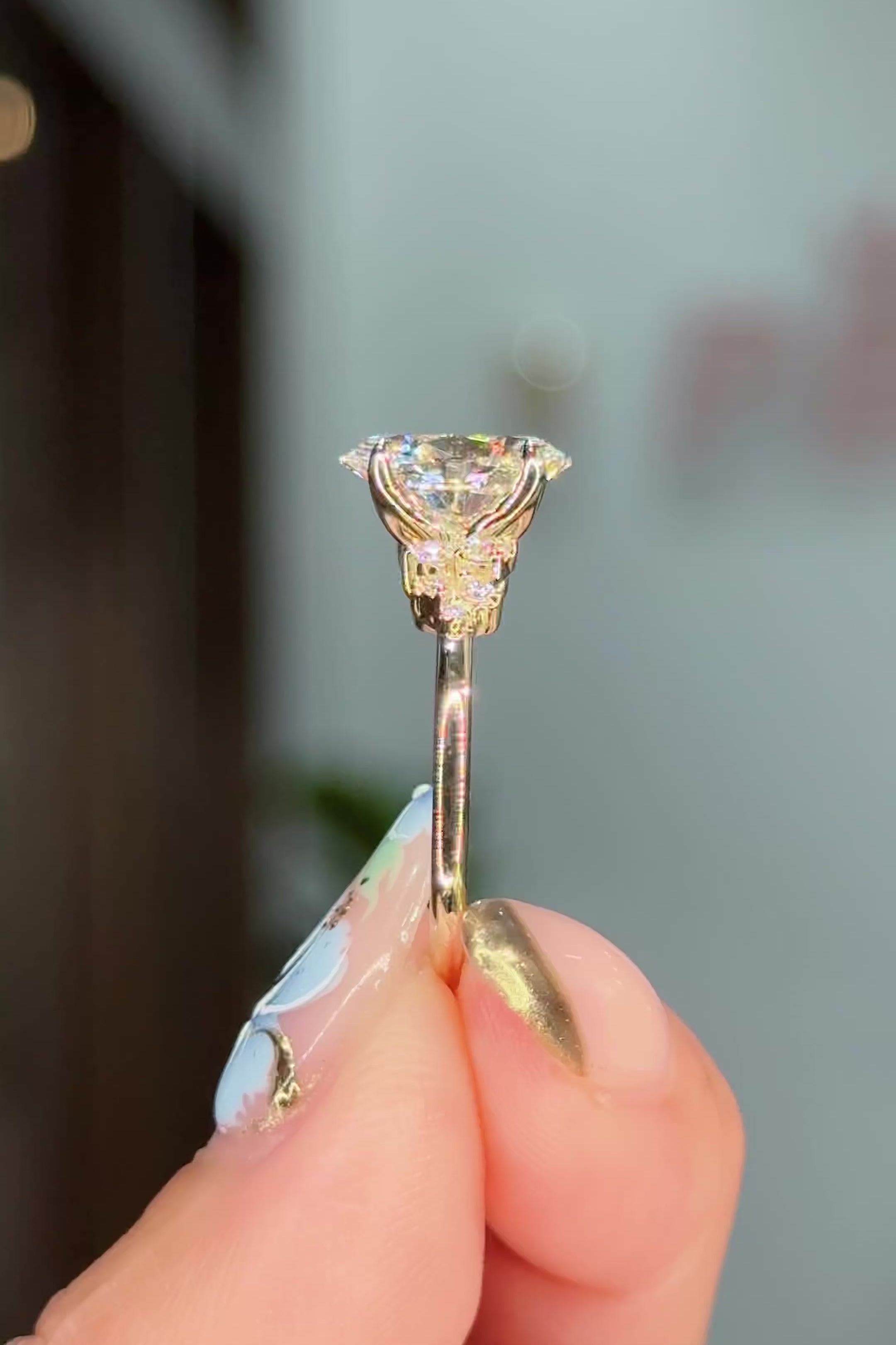 2.04ct D-VS1 Oval Lab Diamond Nova