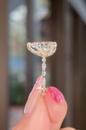 3.20ct E-VS1 Pear Lab Diamond Ren