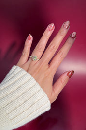 1.82ct oval lab diamond classic pavé band with hidden halo yellow gold engagement ring on hand