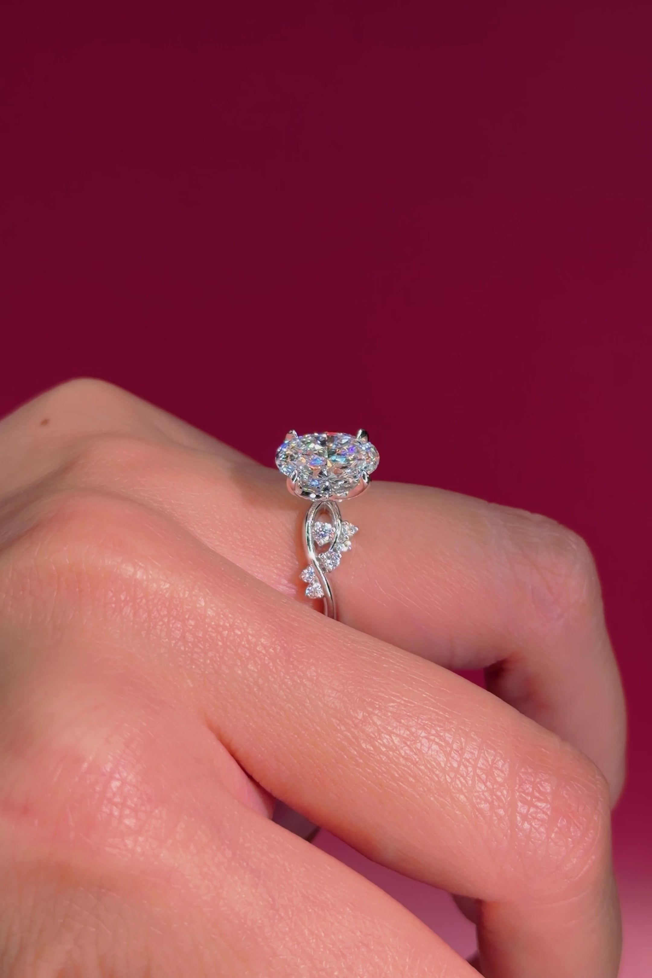 2.09ct D-VS1 Oval Lab Diamond Ariel