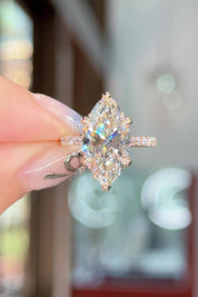 5.02ct F-VS1 Marquise Lab Diamond Alice