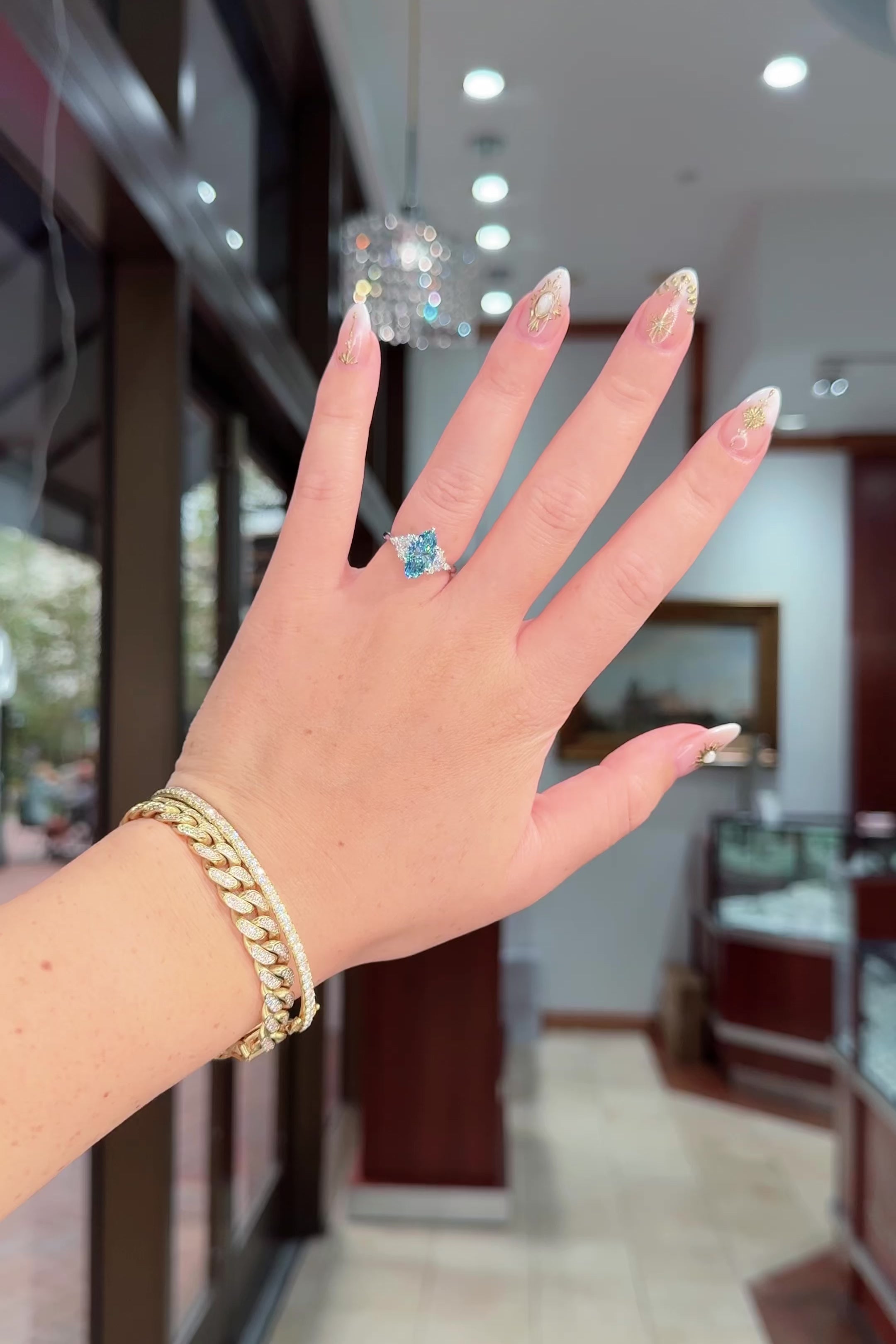 Fancy Vivid Blue Diamond Marissa
