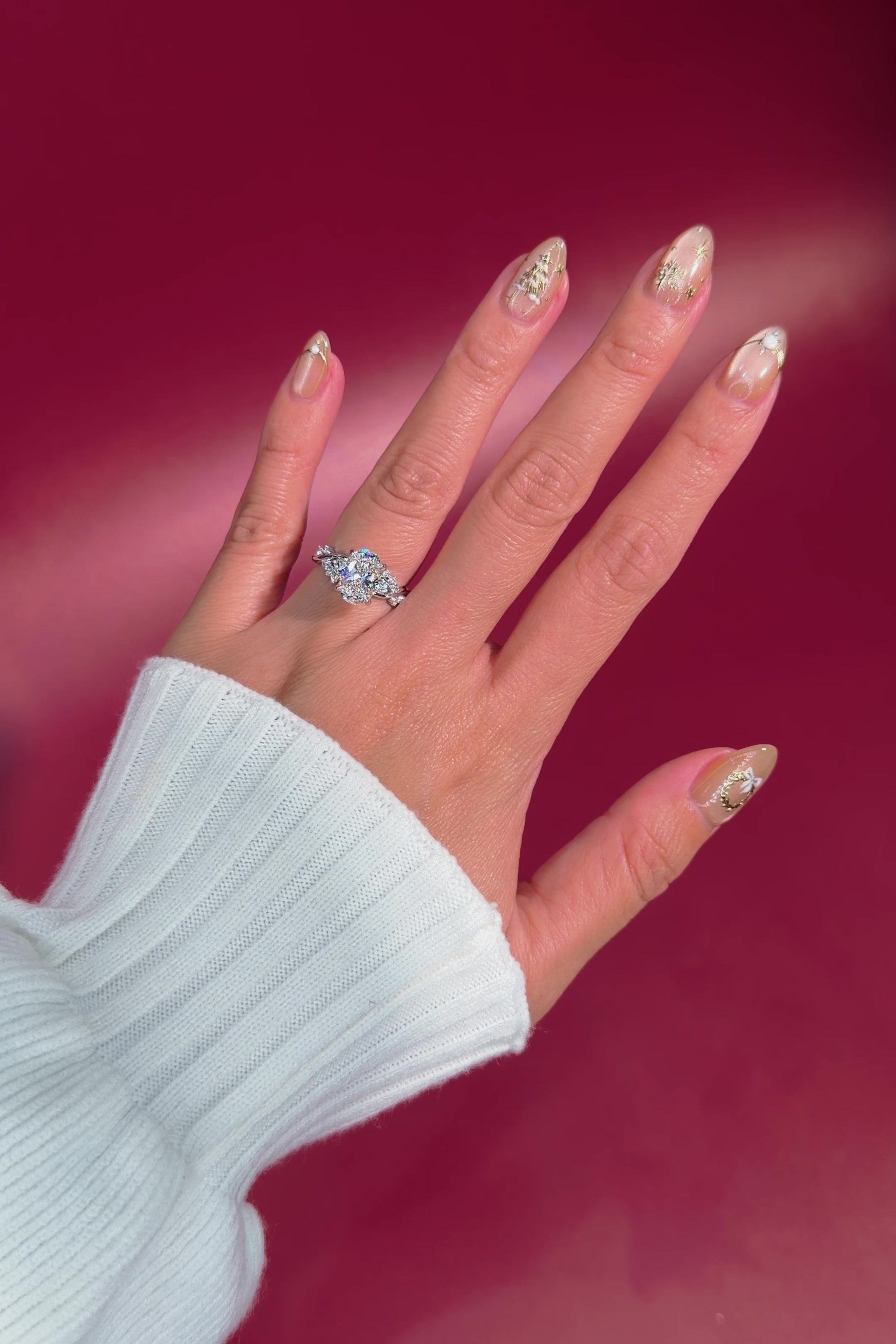 2.09ct D-VS1 Oval Lab Diamond Ariel