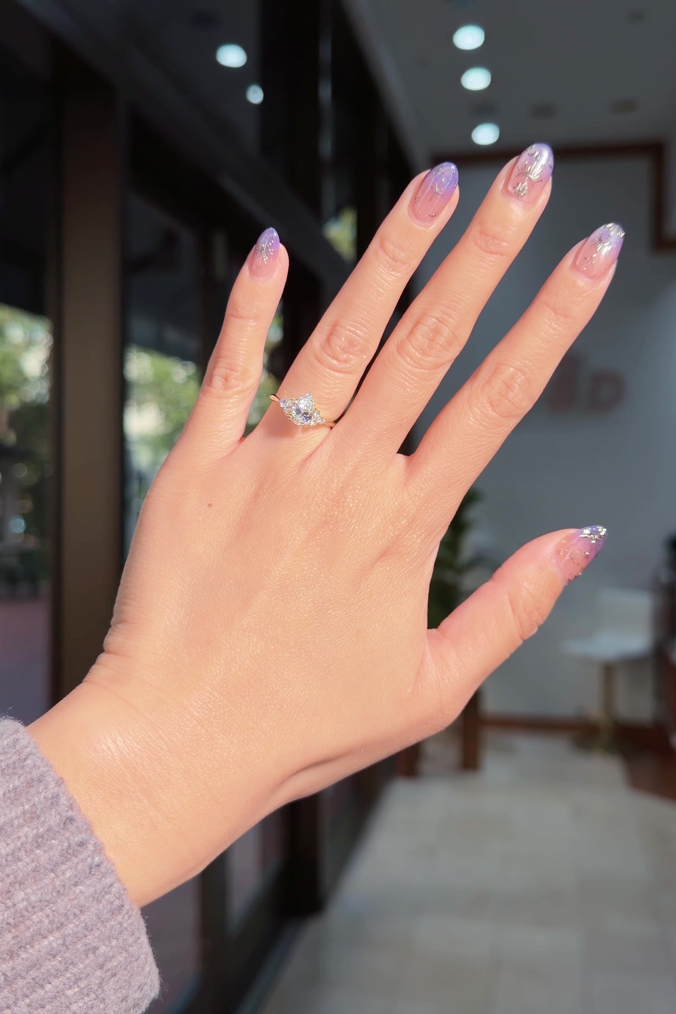 1.00ct D-VS1 Pear Lab Diamond Lindsey