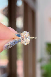 2.10ct D-VS1 Oval Lab Diamond Leah