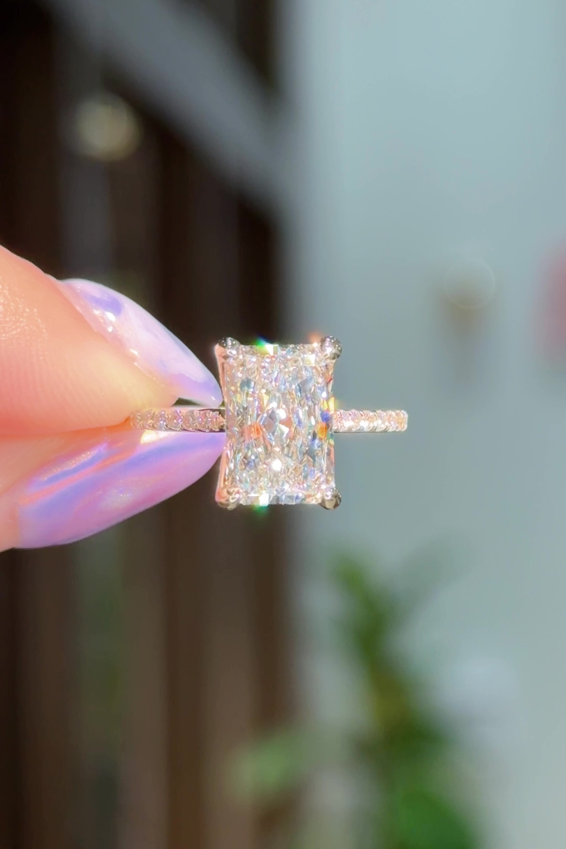 3.01ct E-VS1 Radiant Lab Diamond Isabela