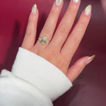 3.03ct D-VVS2 Pear Lab Diamond Brandi.

The Brandi is an inline style engagement ring featuring a symmetrical cluster of side diamonds that create a bold, sculptural look&nbsp;

Because of its inline design, straight wedding bands will not stack flush. This style pairs best with a curved or custom wedding band, or it can be worn beautifully on its own without a wedding band at all&nbsp;

A striking choice for those who love a statement engagement ring with intentional design details.