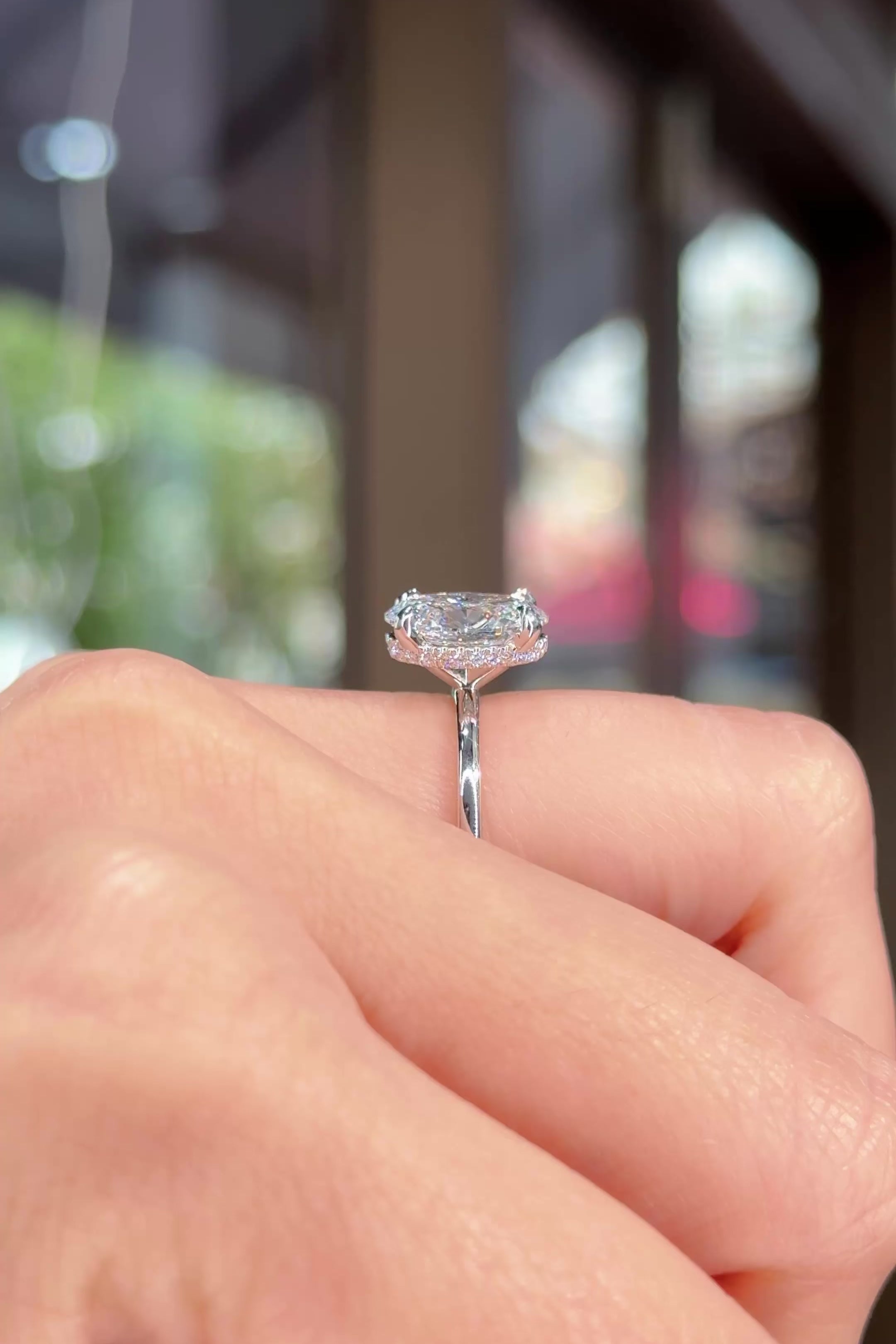 2.60ct D-VS1 Oval Lab Diamond Stephanie