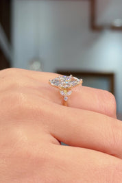 3.17ct E-VVS2 Marquise Lab Diamond Sarah