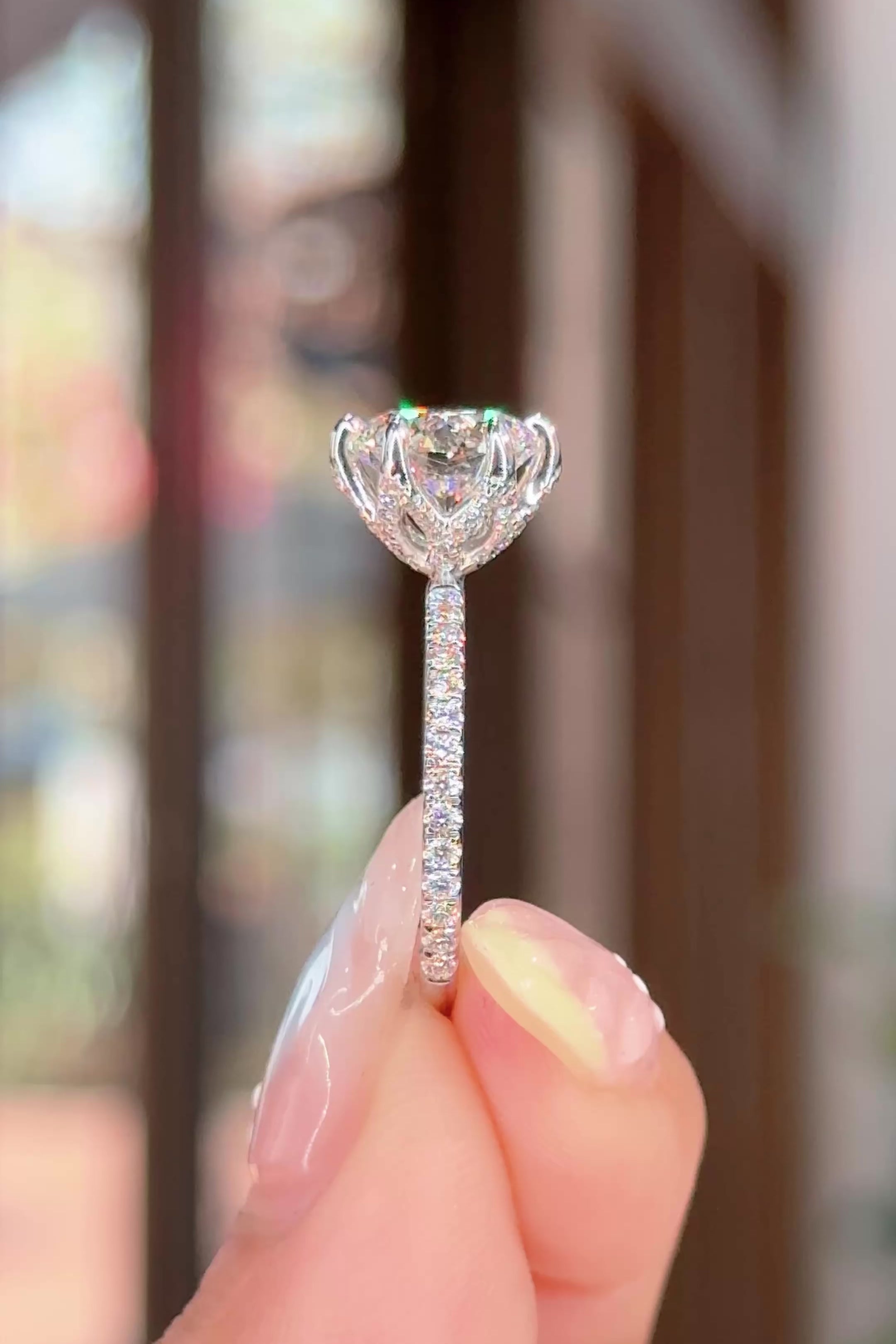 2.52ct D-VS1 Round Lab Diamond Samantha