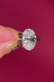 5.01ct D-VS1 Oval Lab Diamond Kayla