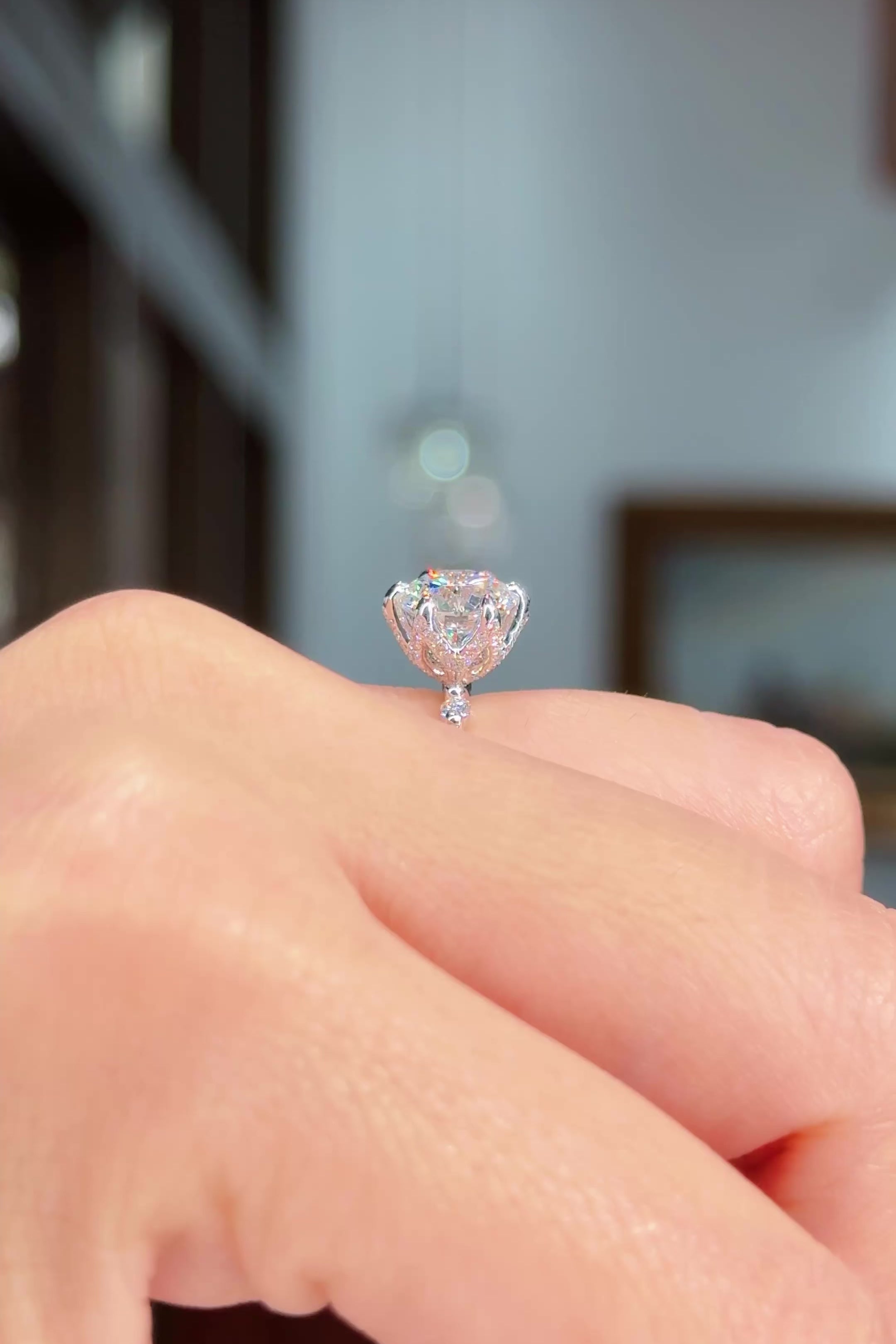 2.21ct E-VS1 Round Lab Diamond Ren